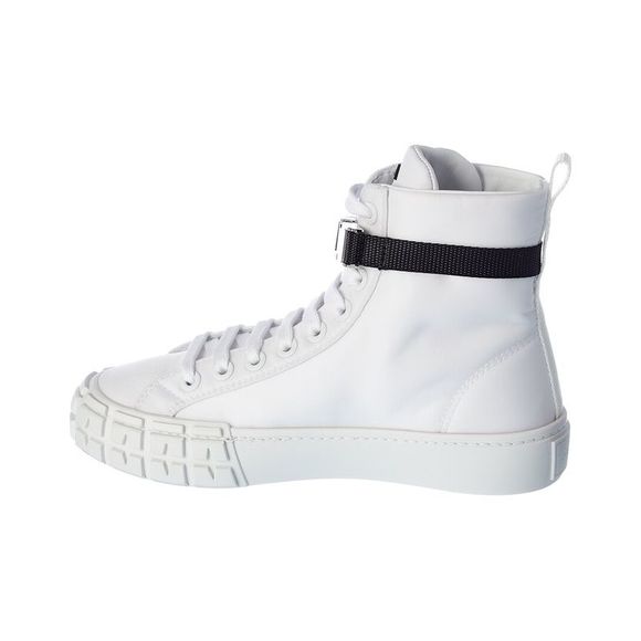 Prada Nylon High-Top Sneaker - Picture 2 of 5